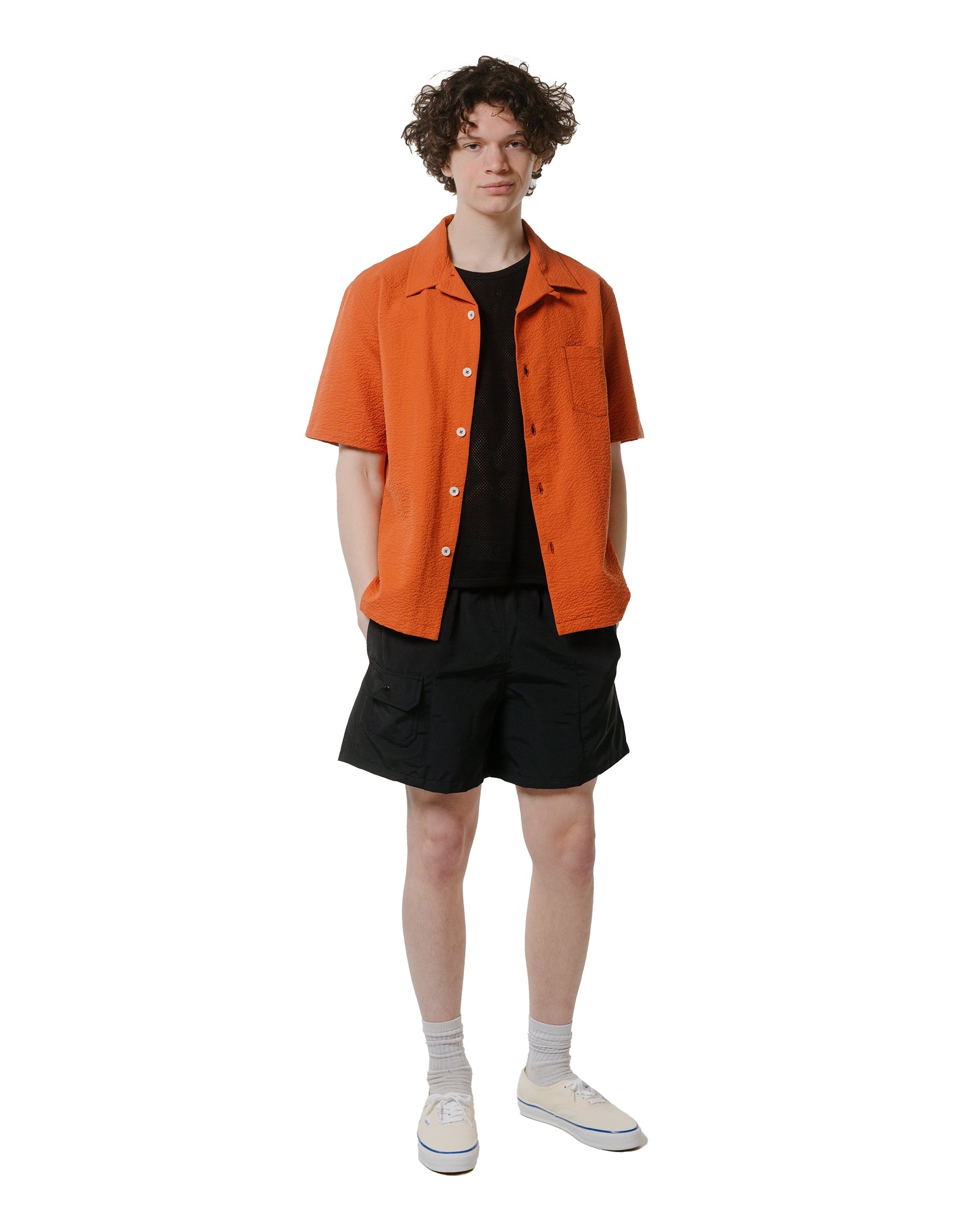 Cocktail Shirt Red Seersucker - 4