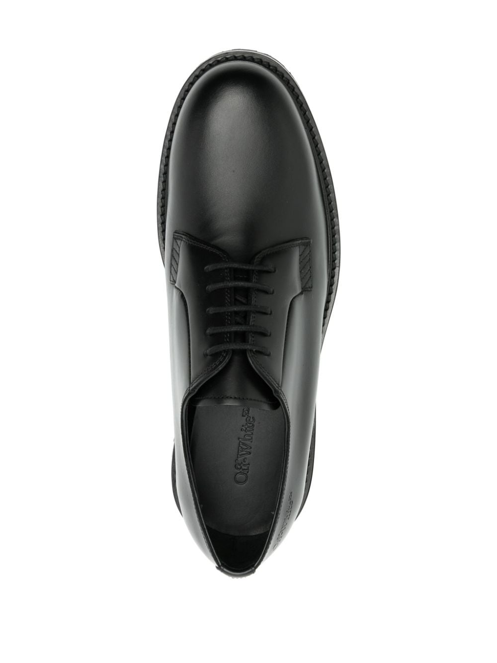 Military leather Derby shoes - 4