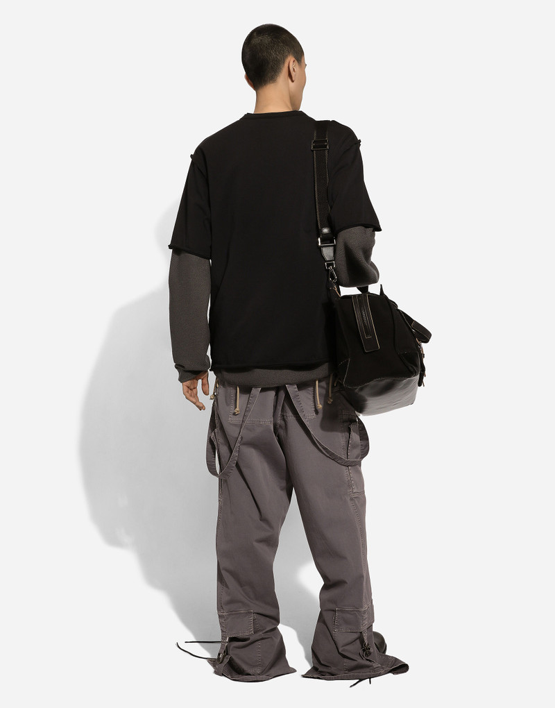Cotton T-shirt with logo print 4