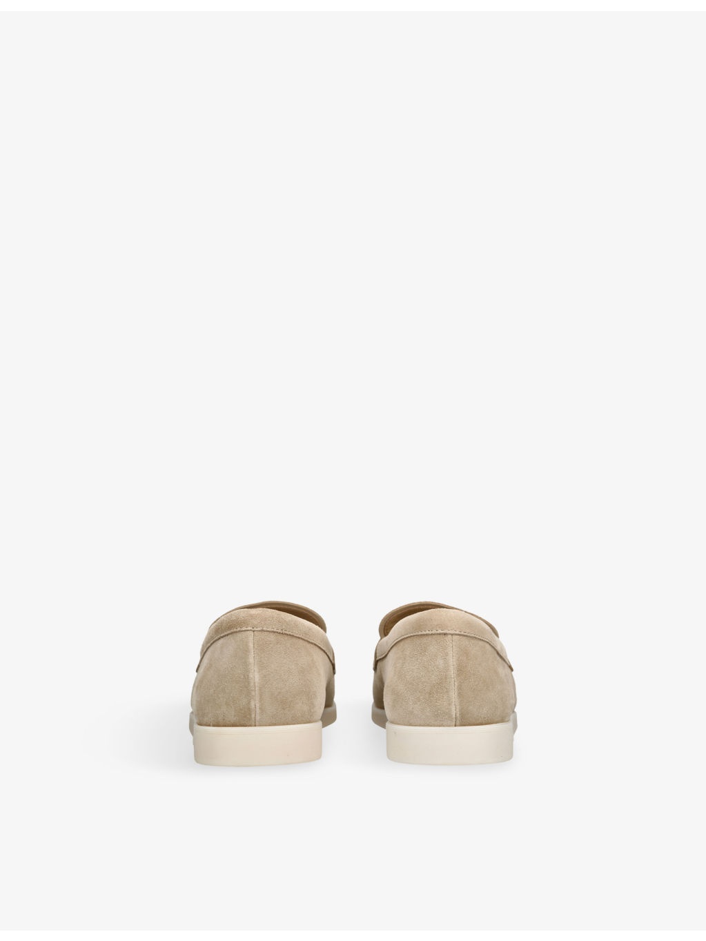 Saddle Penny Slip-On Suede Loafers - 4