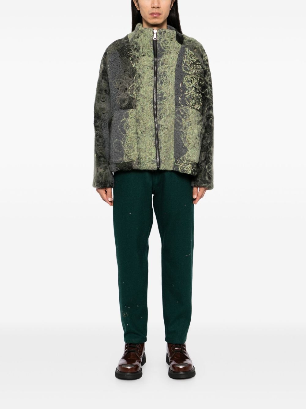 embroidered pants - 2