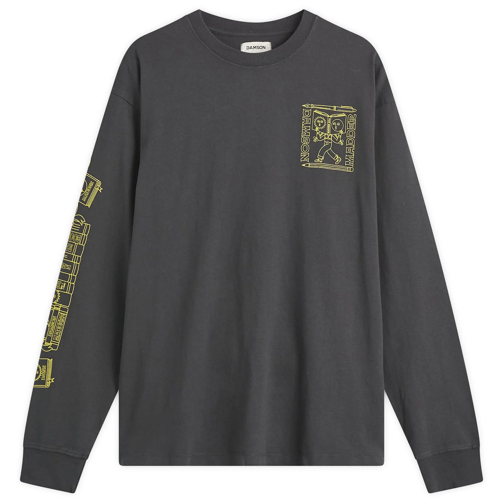 Damson Madder The Reader Long Sleeve T-Shirt - 1