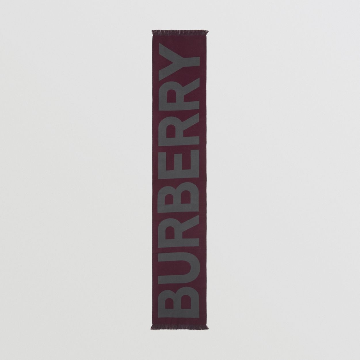 Logo Wool Jacquard Scarf - 5