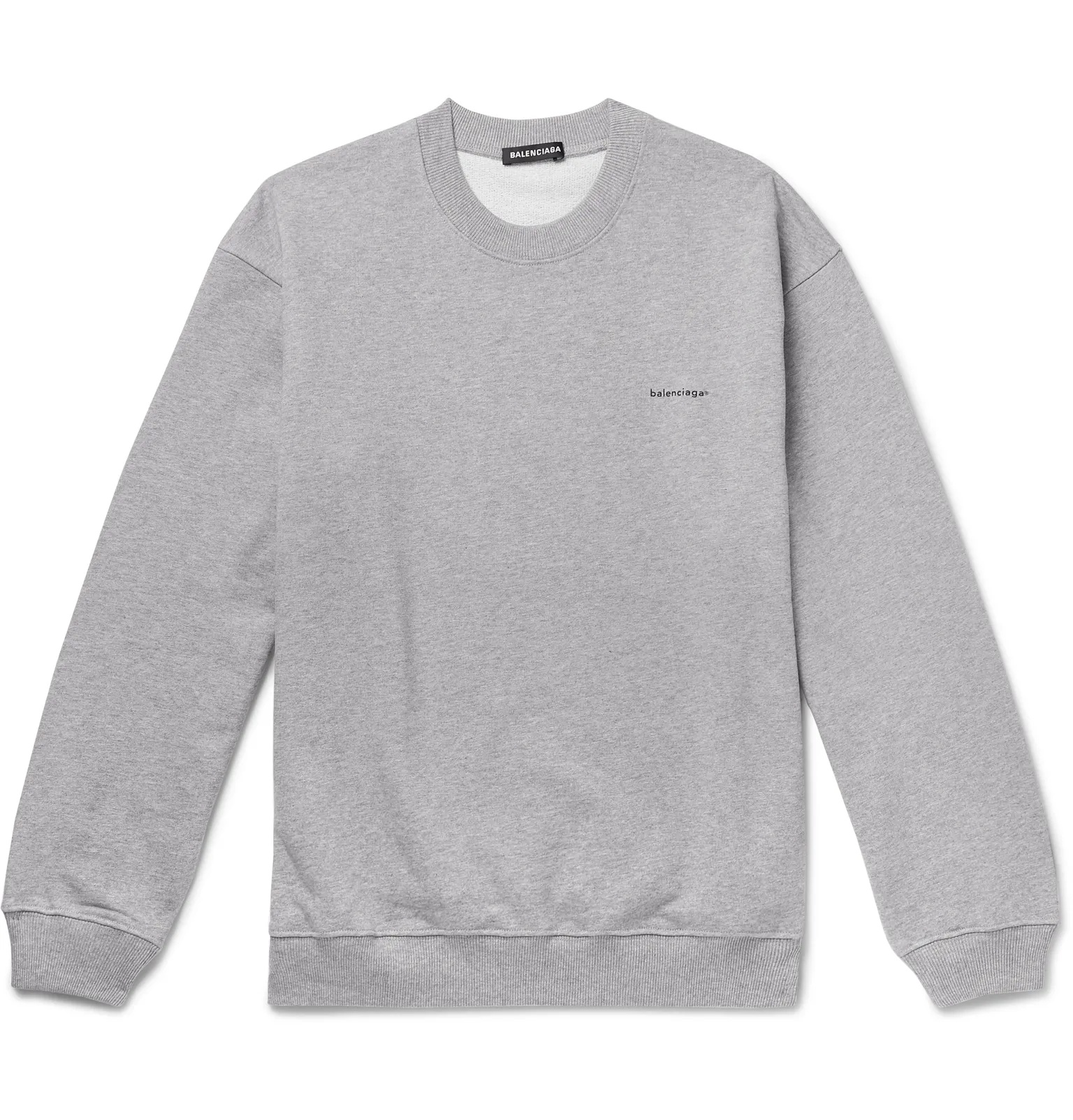 Mélange Loopback Cotton-Jersey Sweatshirt - 1