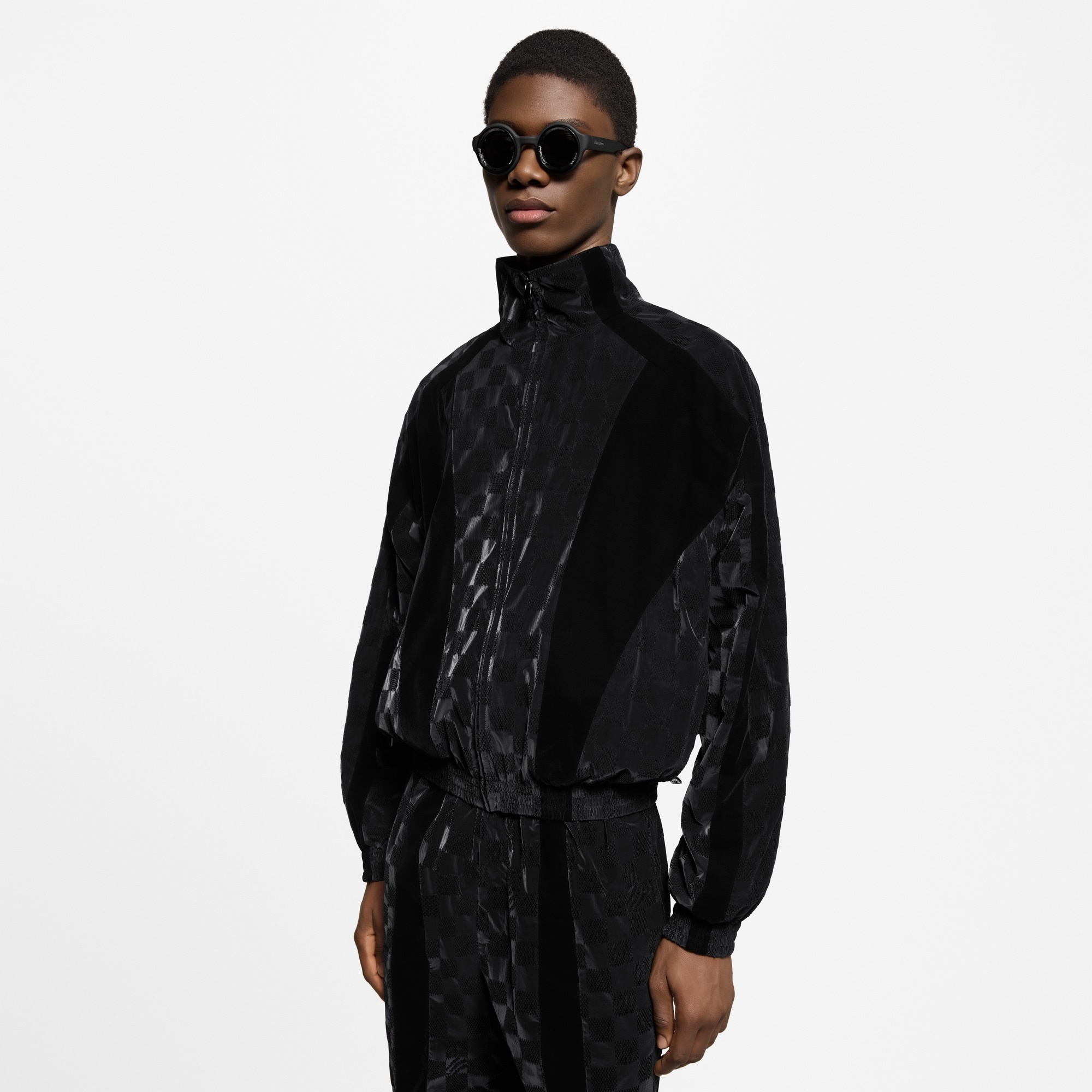 Flocked Damier Technical Tracksuit Top - 2