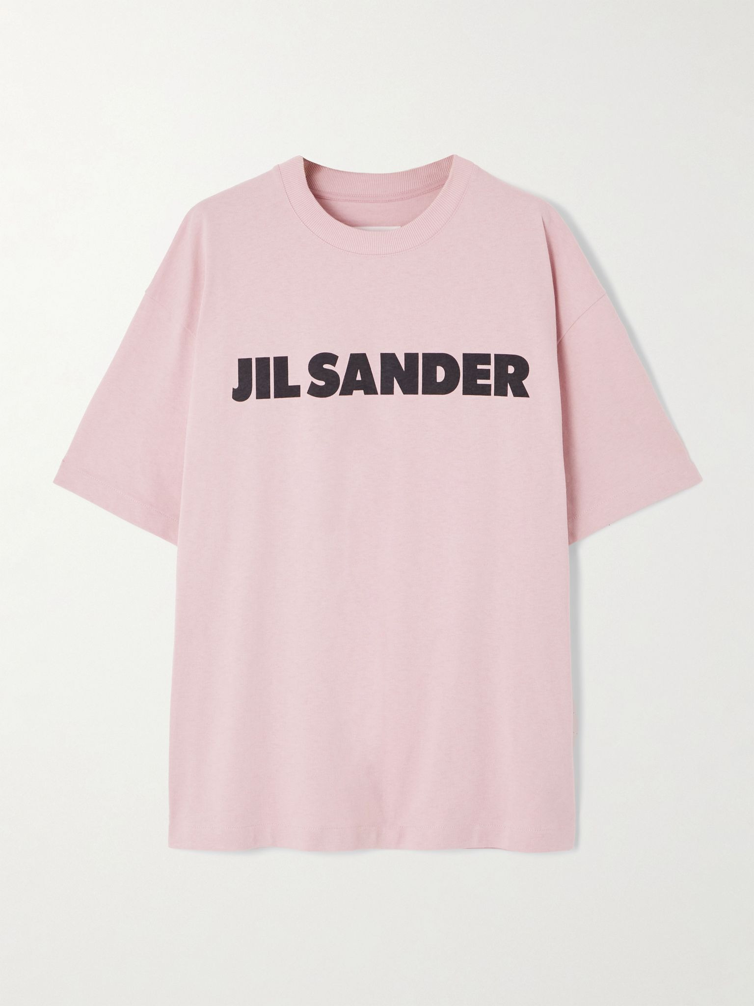 Printed cotton-jersey T-shirt Pink - 1