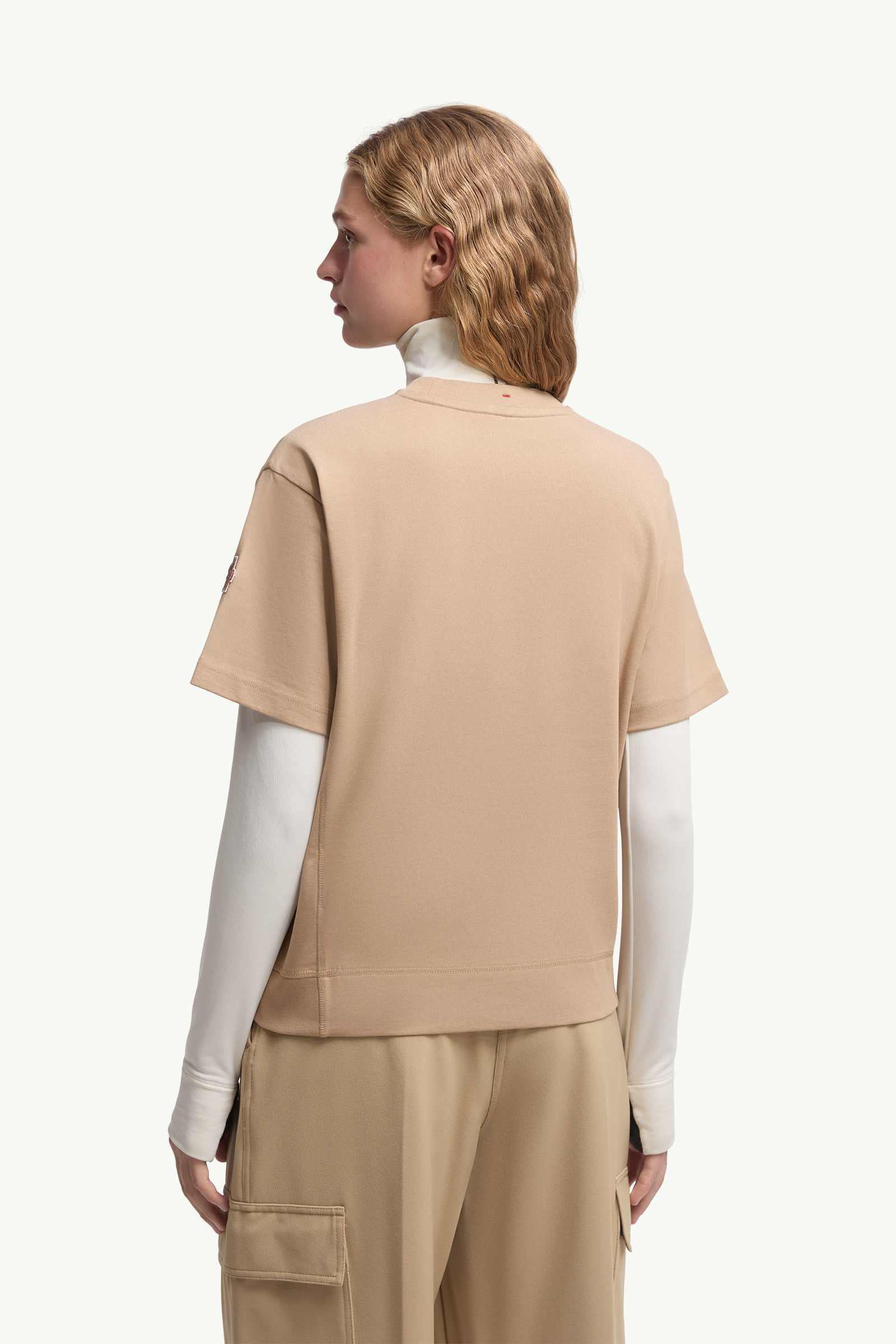 Embossed Logo Cotton T-Shirt - 5