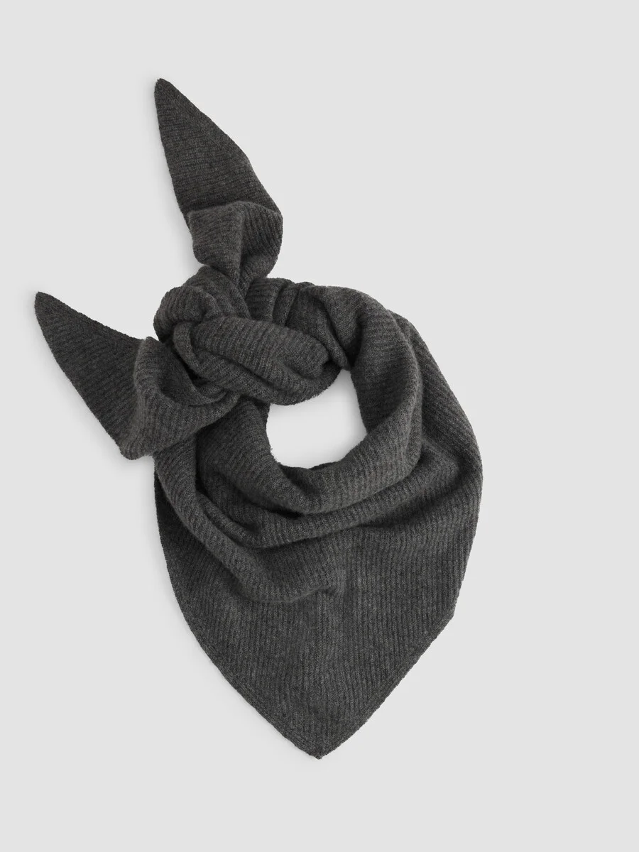 Italian Cashmere Triangle Scarf - 1