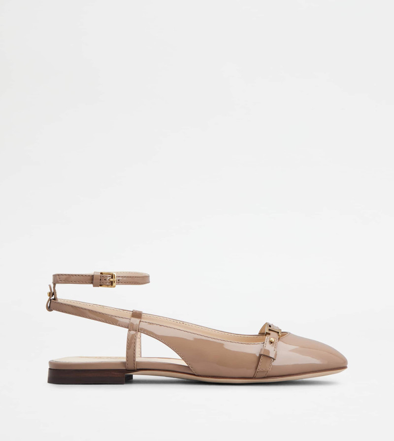 SLINGBACK 발레리나 - BEIGE - 1
