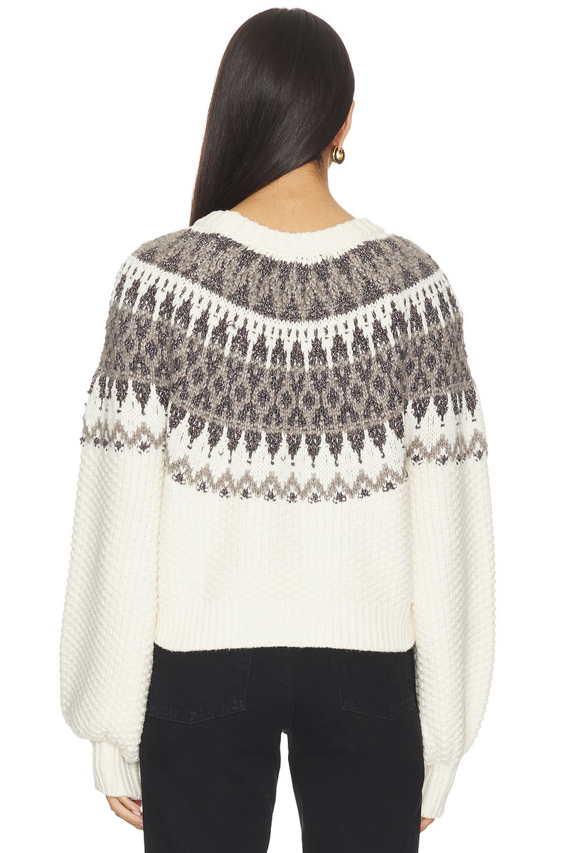 525 america Alora Long Sleeve Fair Aisle Top outlook