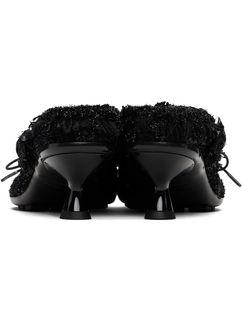 Black Grip Mule Heels 2