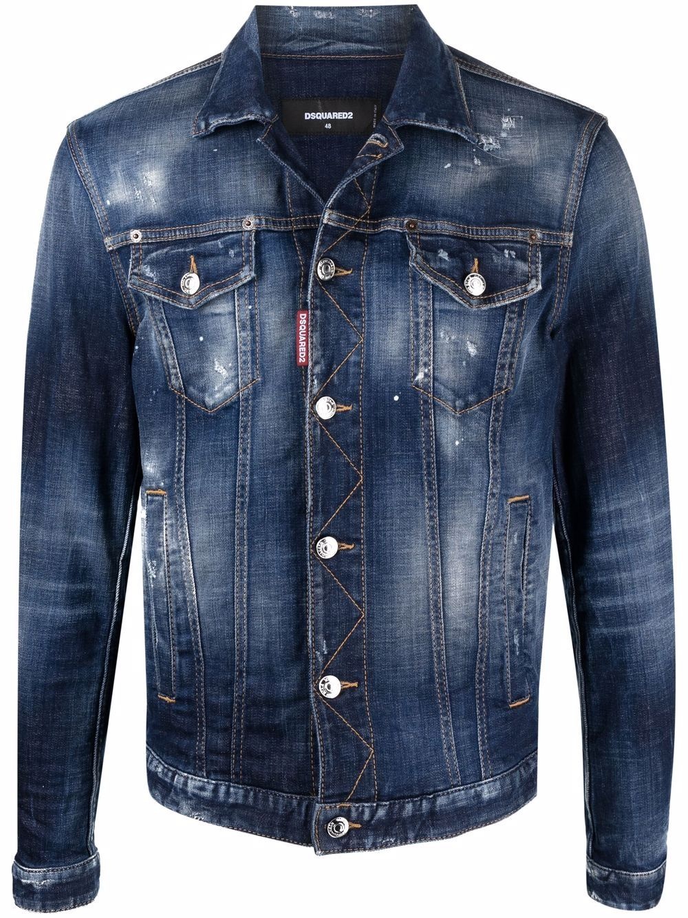 Icon stonewashed denim jacket - 1