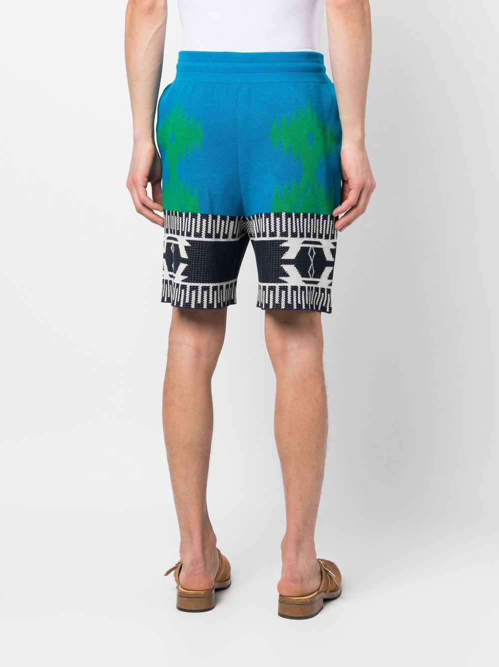 abstract-pattern shorts - 4
