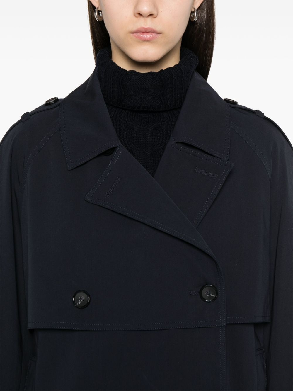 cotton peacoat - 5
