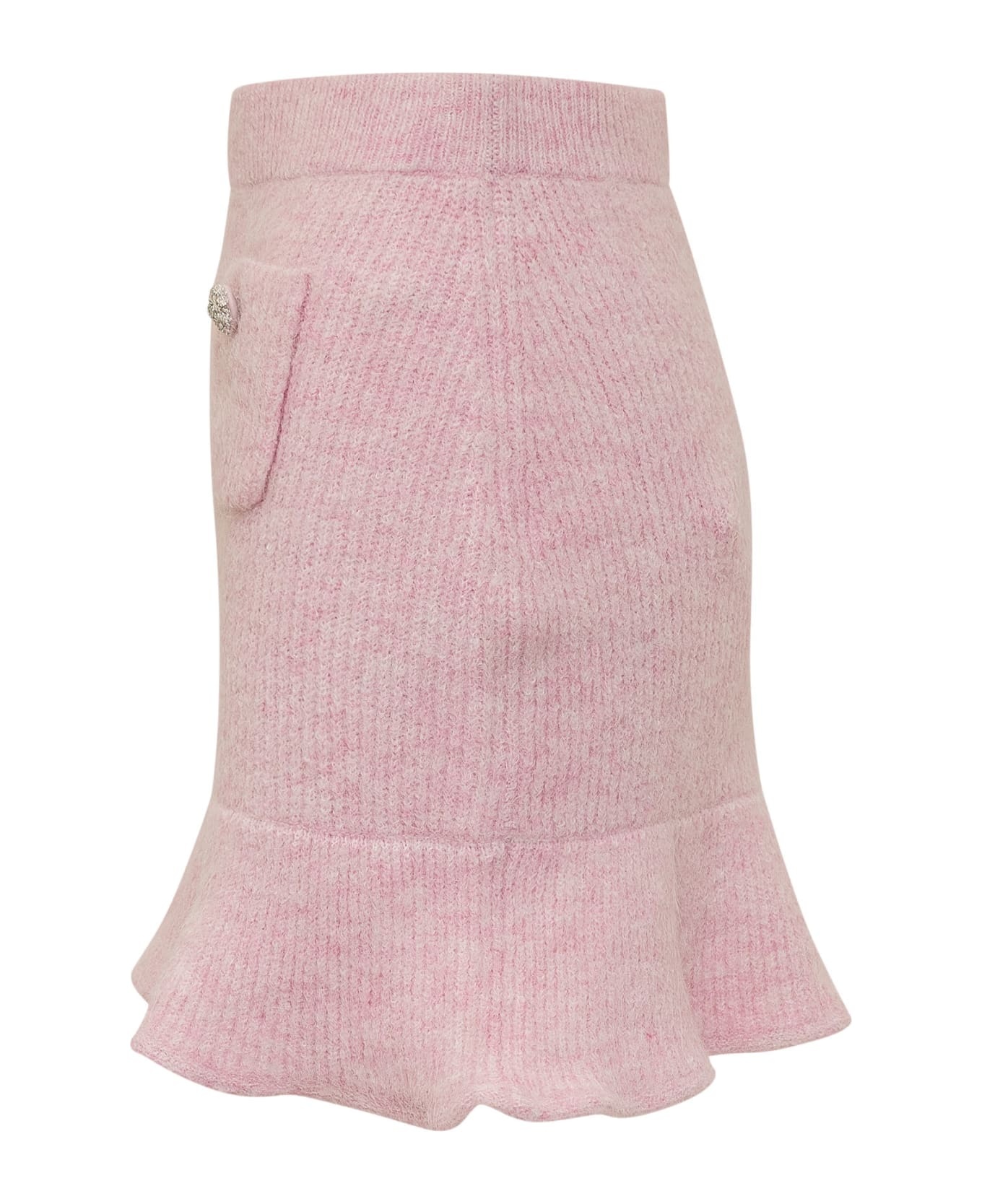 Wool Blend Miniskirt - 3