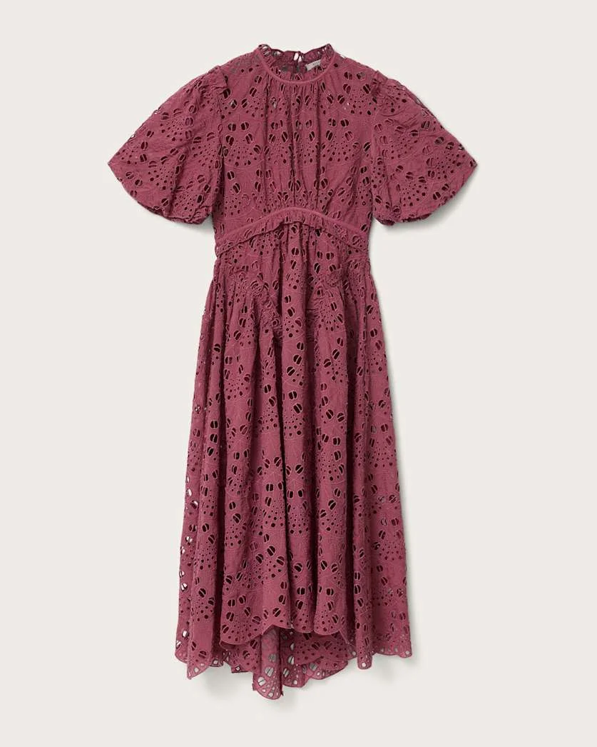 ODETTE BROIDERIE ANGLAIS MAXI DRESS - 1