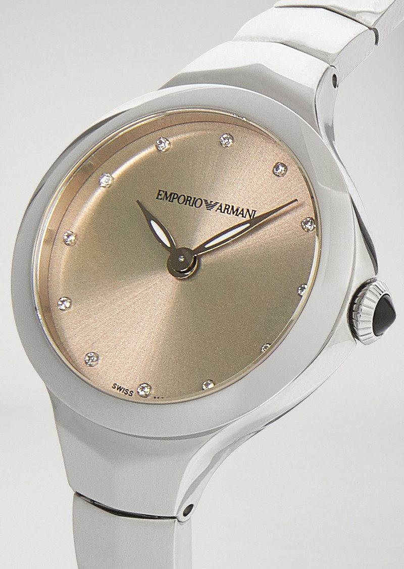 Women's Swiss Made Fluid Deco Two-Hand Watch 5