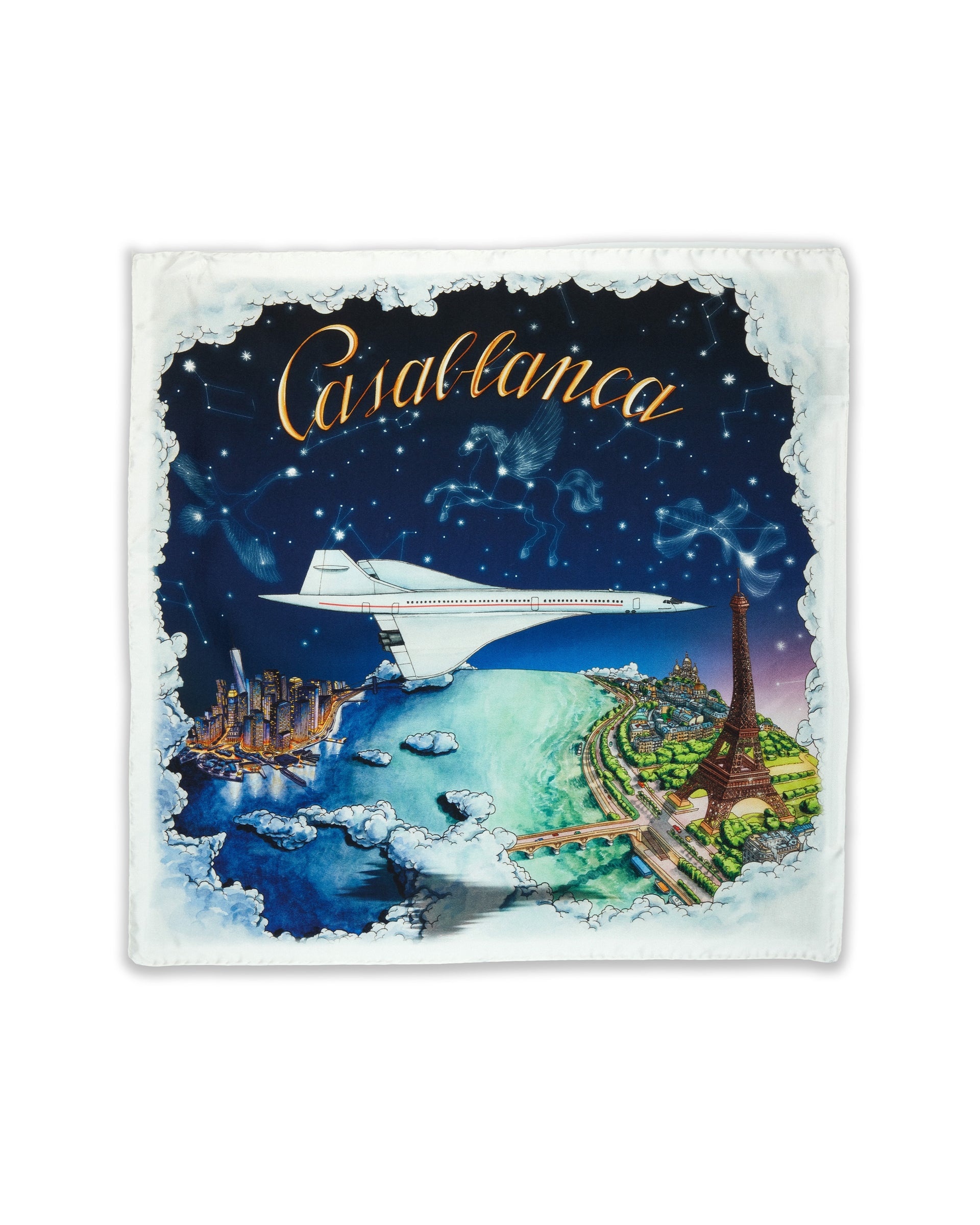 Vol De Nuit Silk Scarf - 1