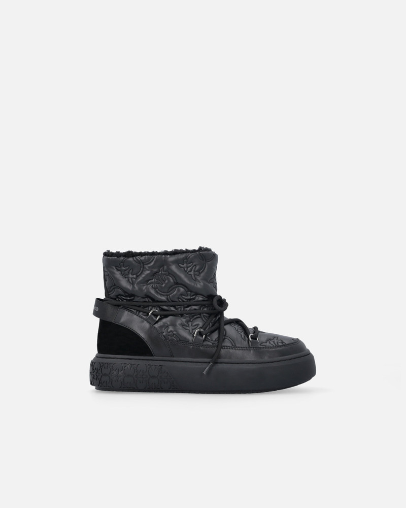 QUILTED BOOTS WITH LOVE BIRDS LOGO 1