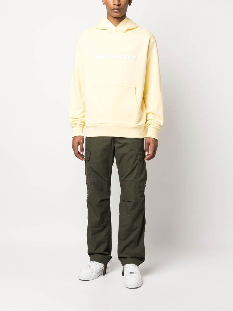 adidas slogan-print pullover hoodie outlook