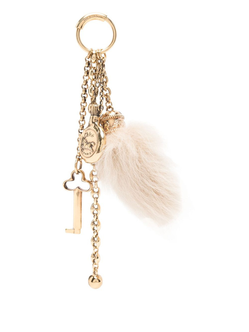 Chloé fur charm outlook