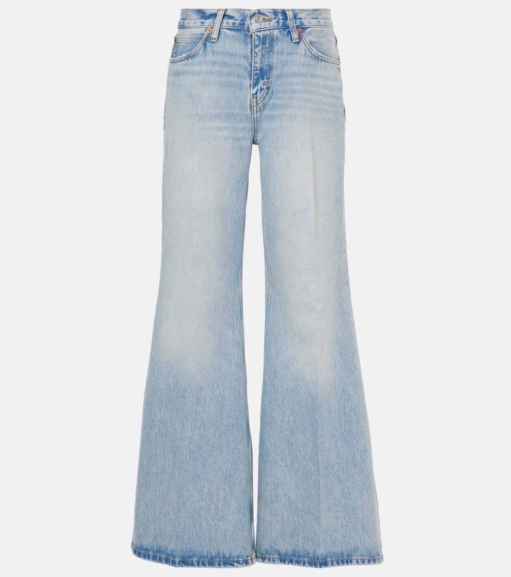 Baggy flared jeans - 1