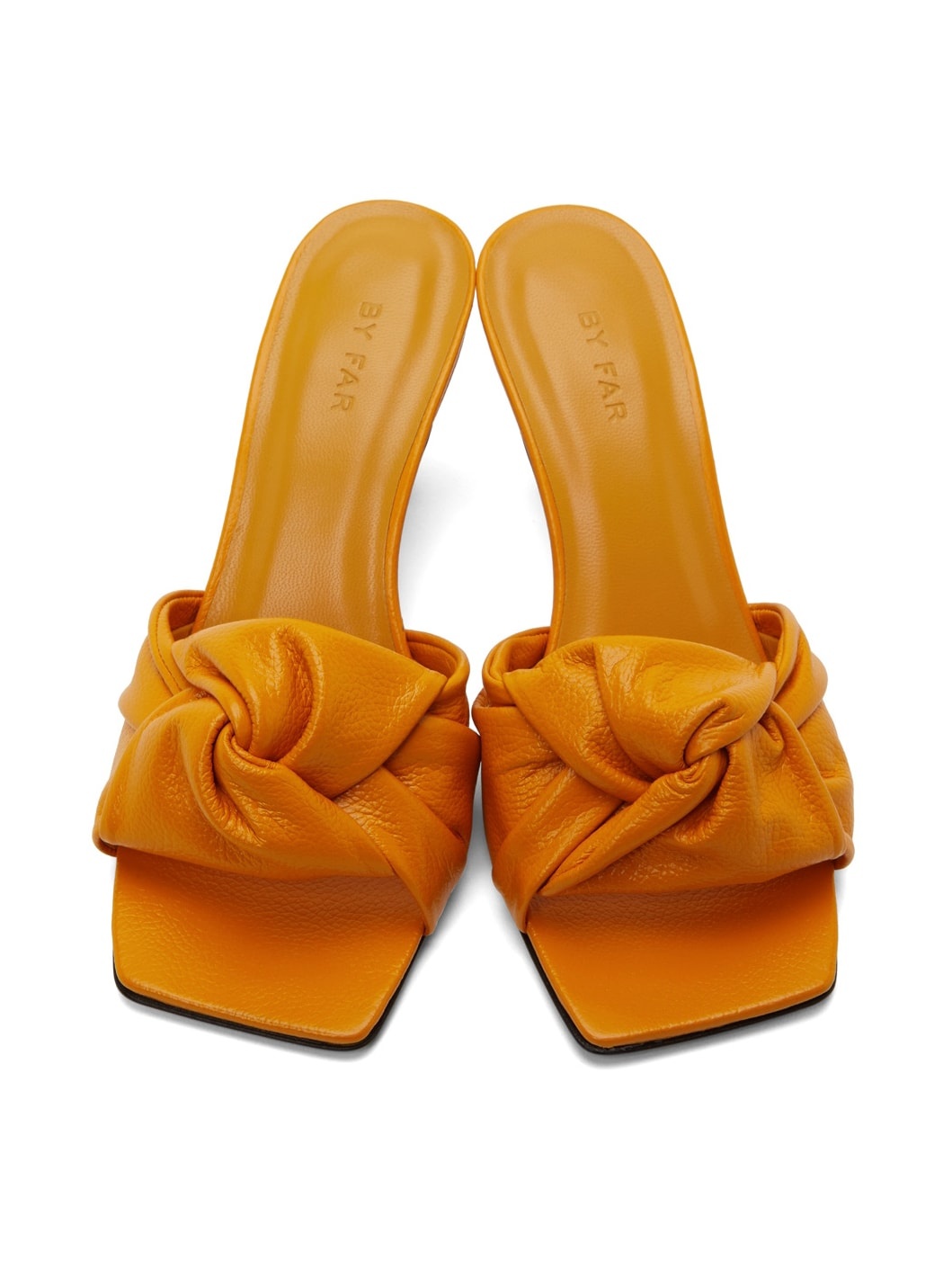 Orange Lana Heeled Sandals - 5