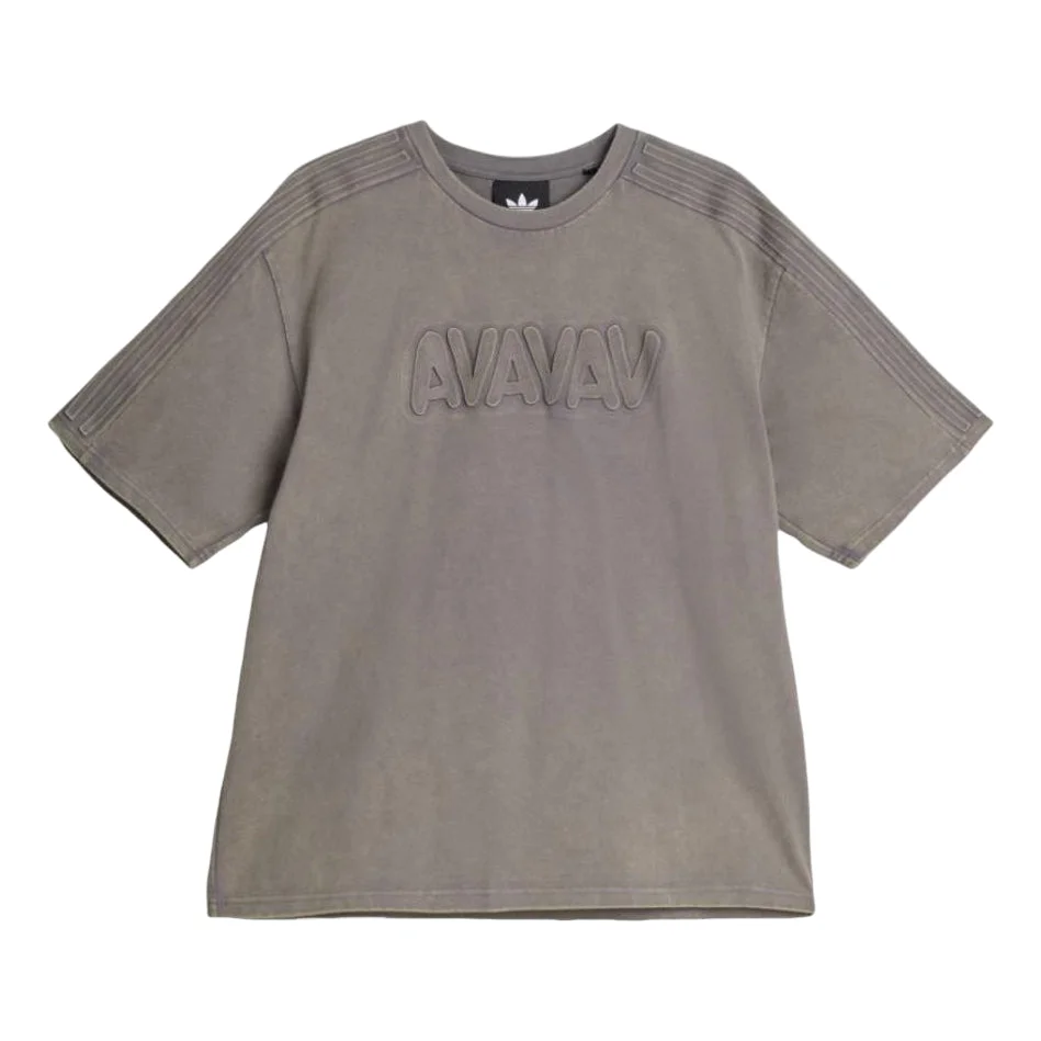 (WMNS) adidas x Avavav T-Shirt Asia Sizing 'Grey Four' KF4976 - 1