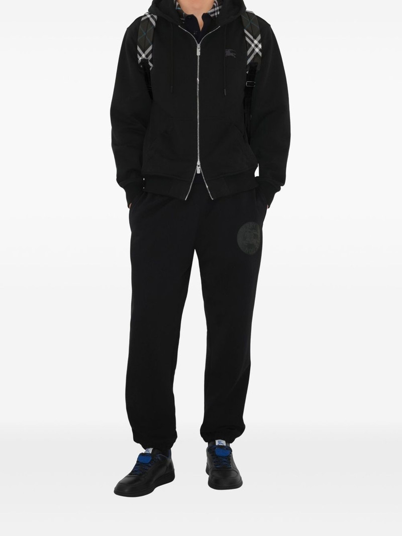 Burberry Equestrian Knight-print track pants outlook
