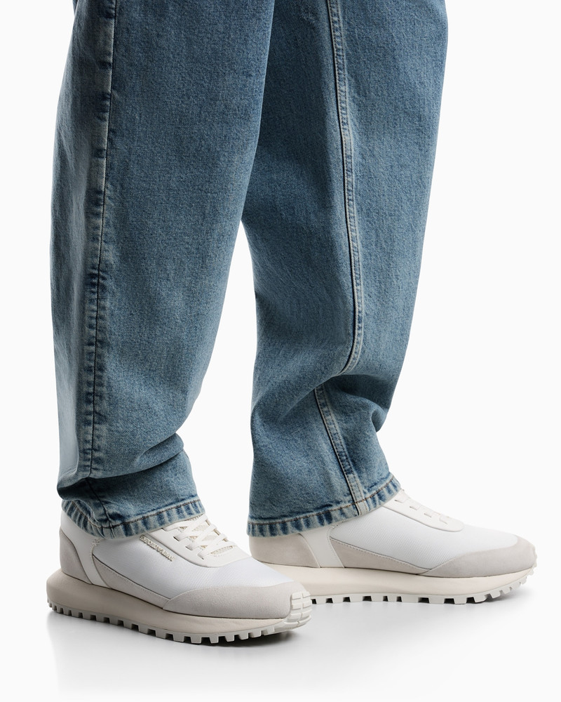 CORDURA SNEAKERS WITH SUEDE DETAILS AND SIDE LOGO 7
