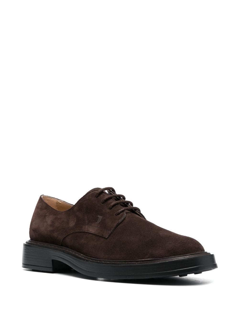 lace-up suede Derby shoes - 2