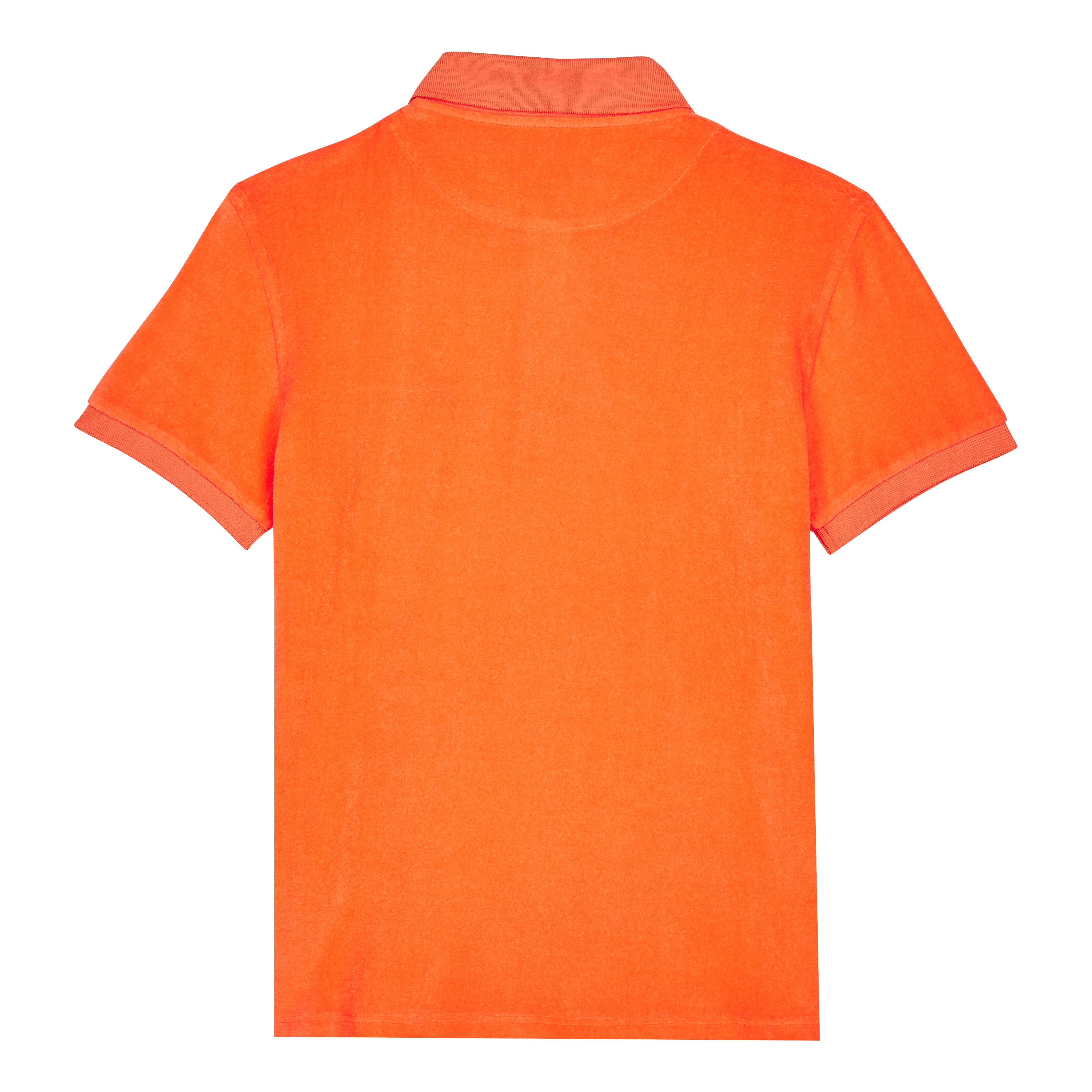 Men Terry Polo Shirt Solid - 2