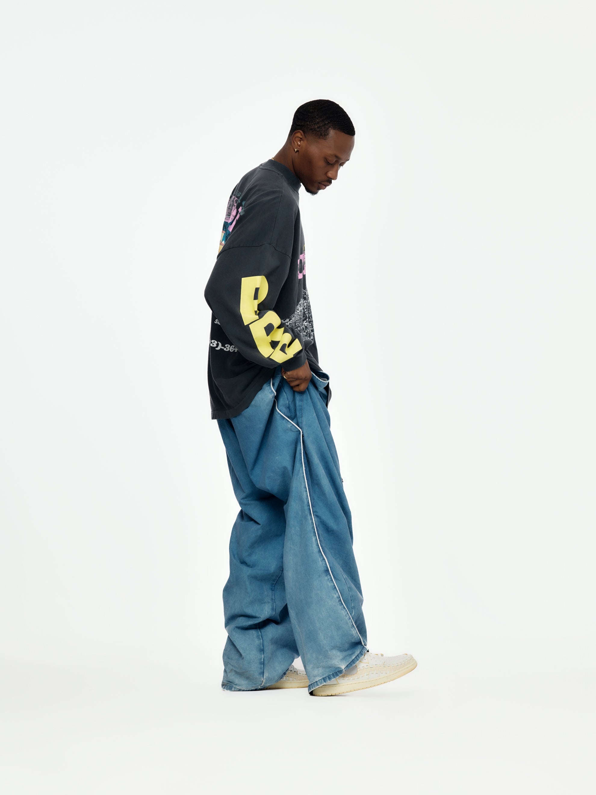 BABYLON MYSTERY LS TEE  (VINTAGE BLACK) - 4