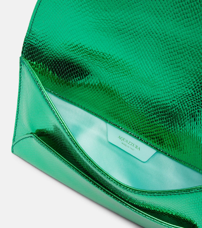 Envelope Small metallic leather clutch 3