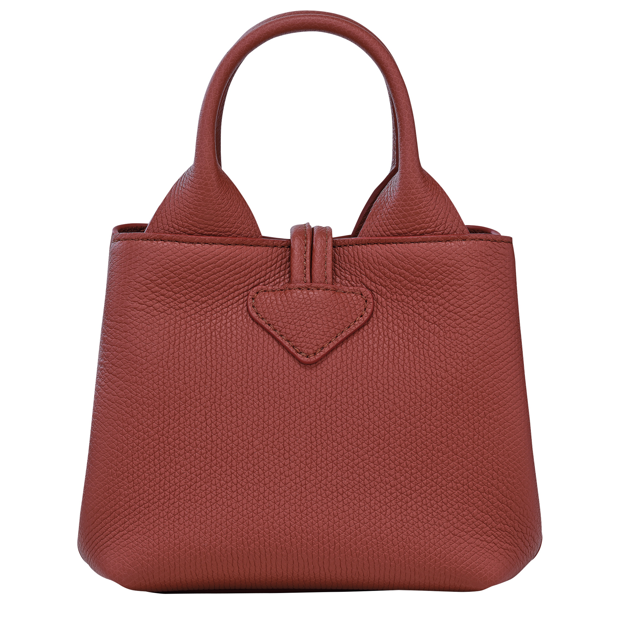 LONGCHAMP☆25SS Le Roseau XS 2WAY トートバッグ BROWN Longchamp Le Roseau XS Handbag Chestnut - Leather | REVERSIBLE