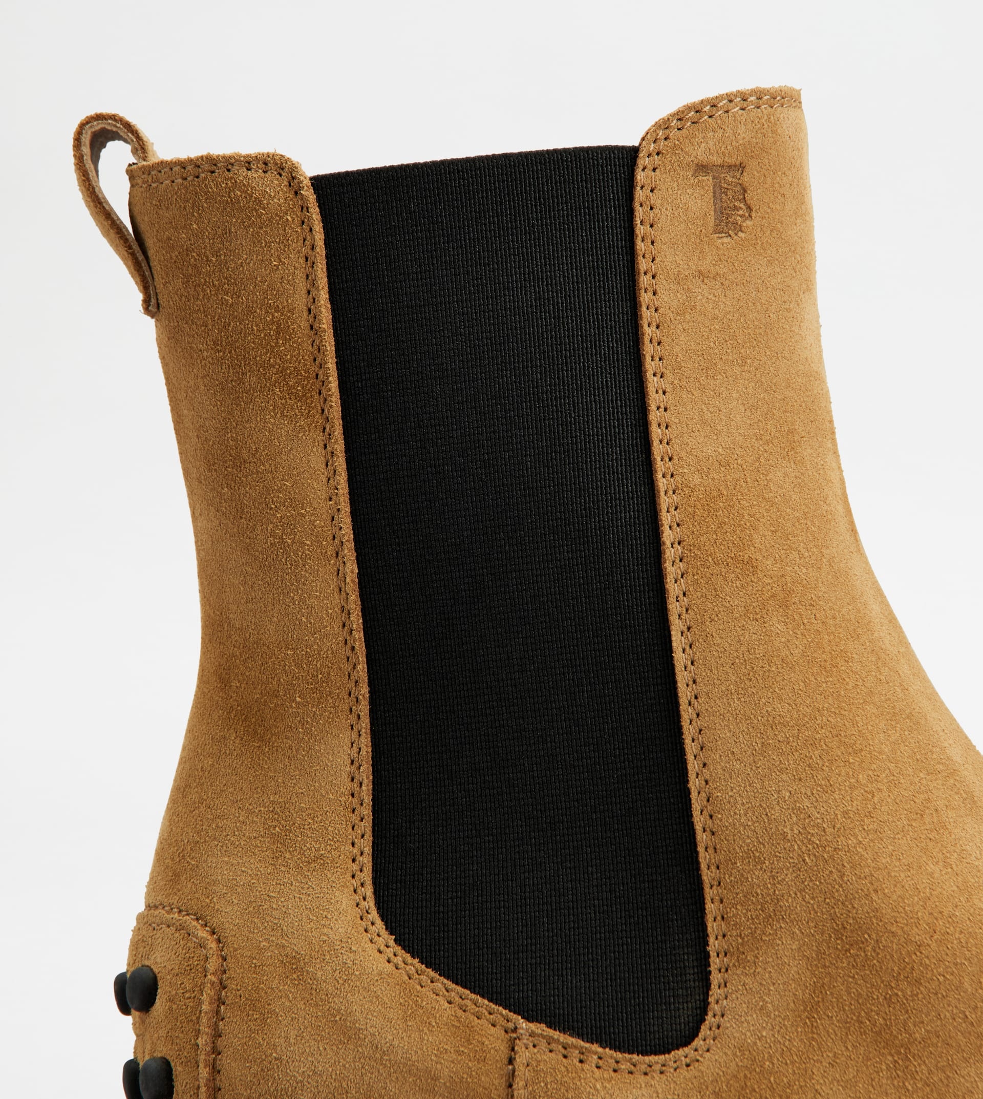 ANKLE BOOTS IN SUEDE - BROWN - 5