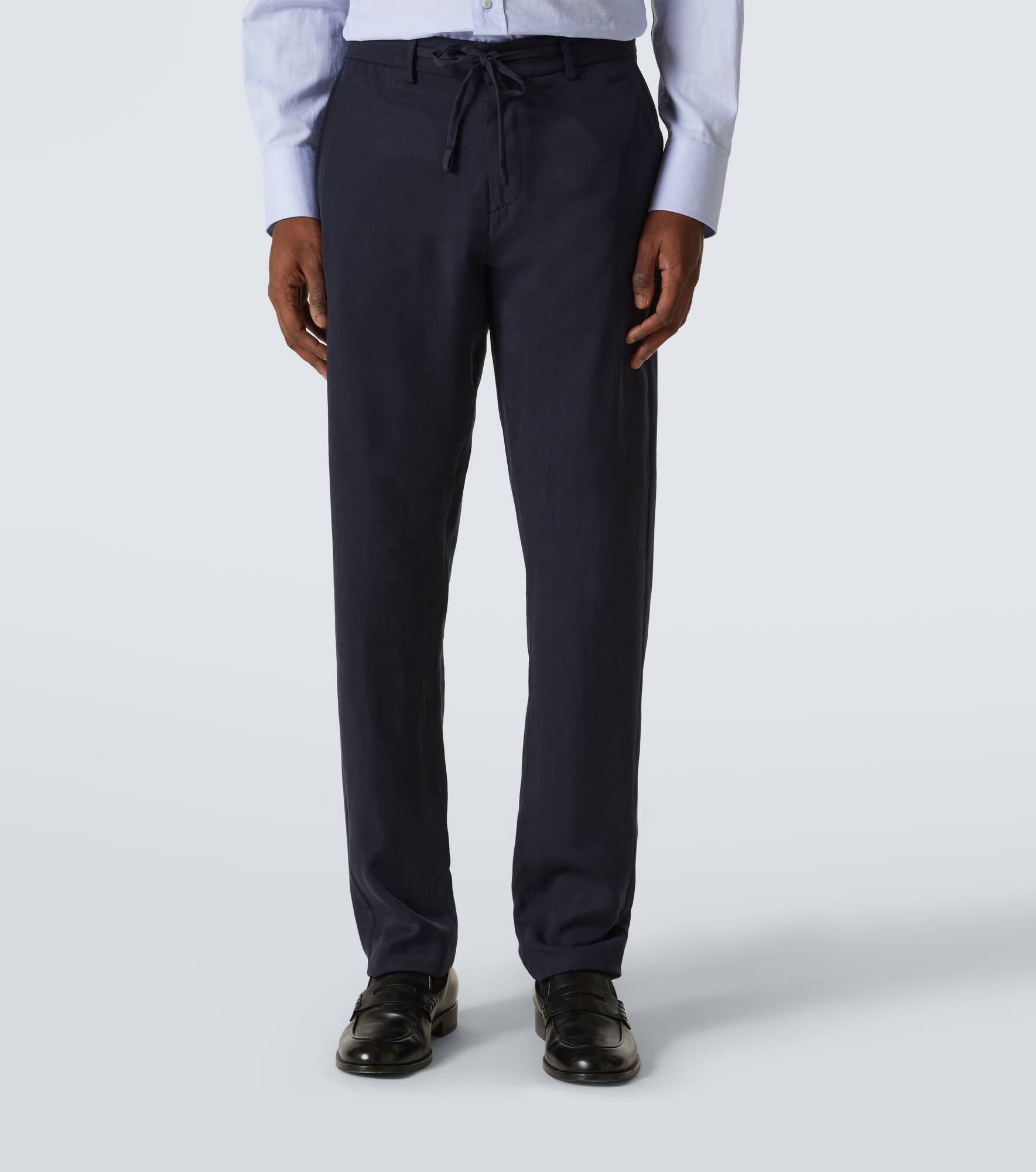 Mid-rise straight pants - 3