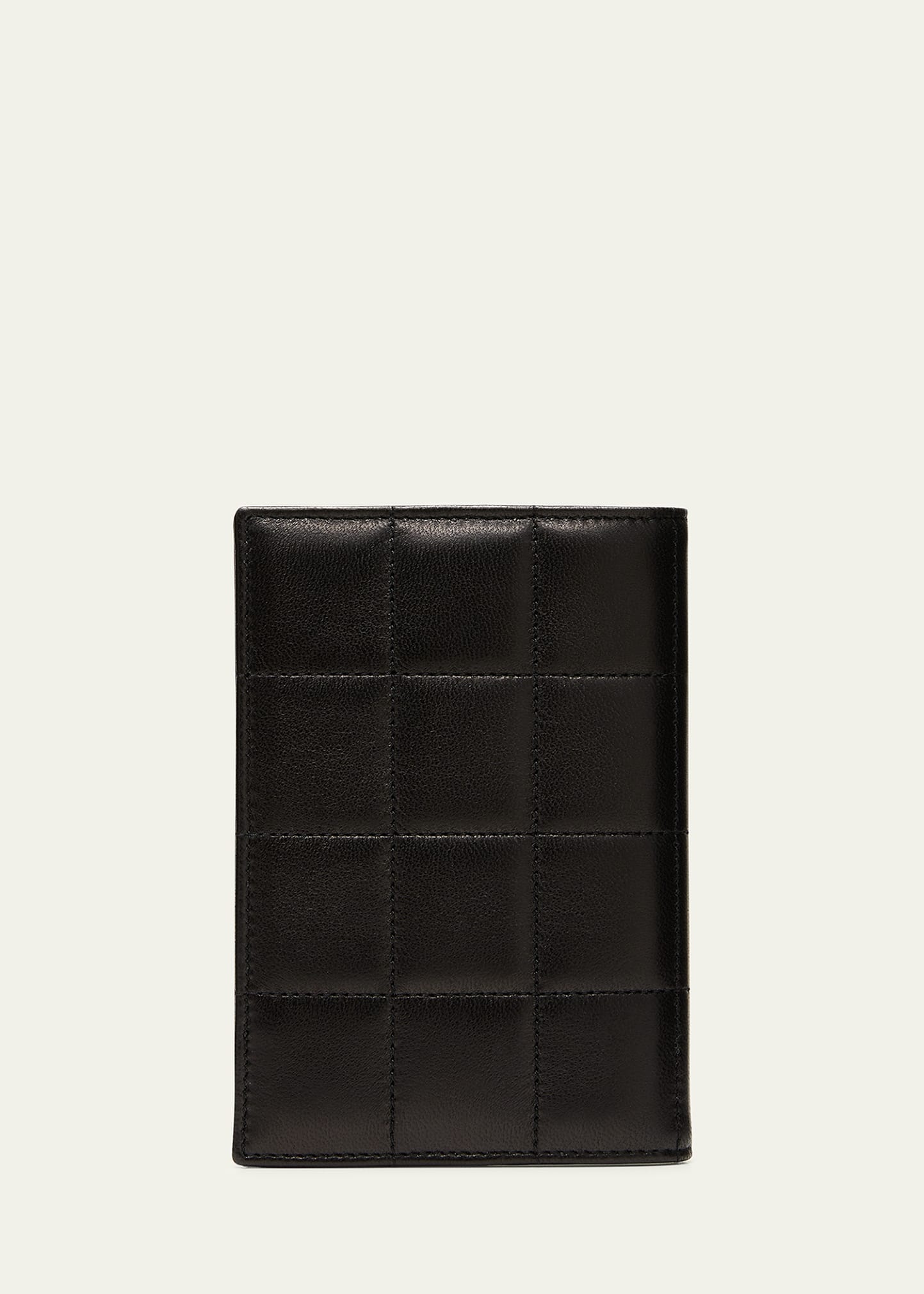 Quilted Leather Passport Case - 3
