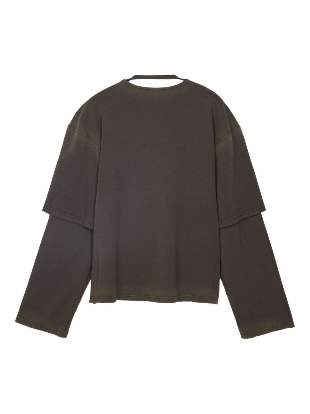 layered organic-cotton T-shirt - 2