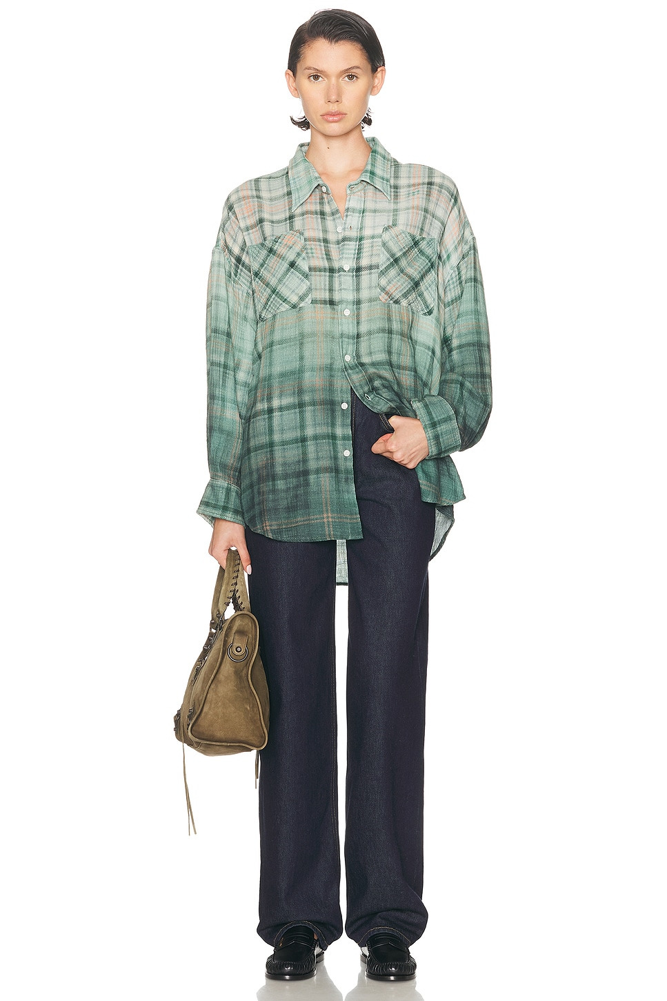 Dropped Neck Workshirt - 4
