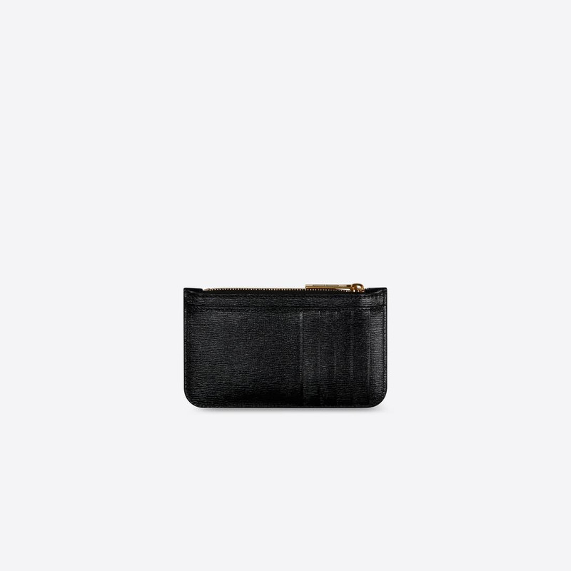 BALENCIAGA Women's Gossip Long Coin And Card Holder in Black outlook