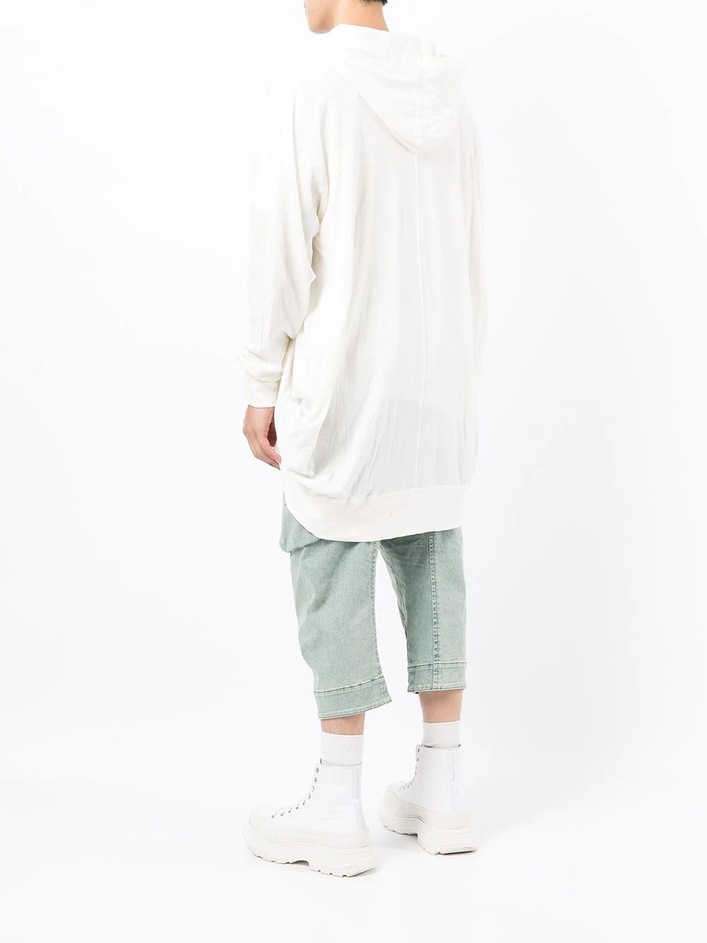 oversized zipped hoodie - 4