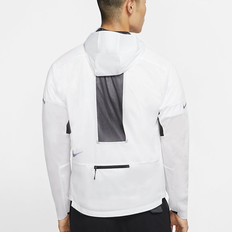 Men's Nike Tech Pack Running Logo White Jacket CT2382-100 - 4