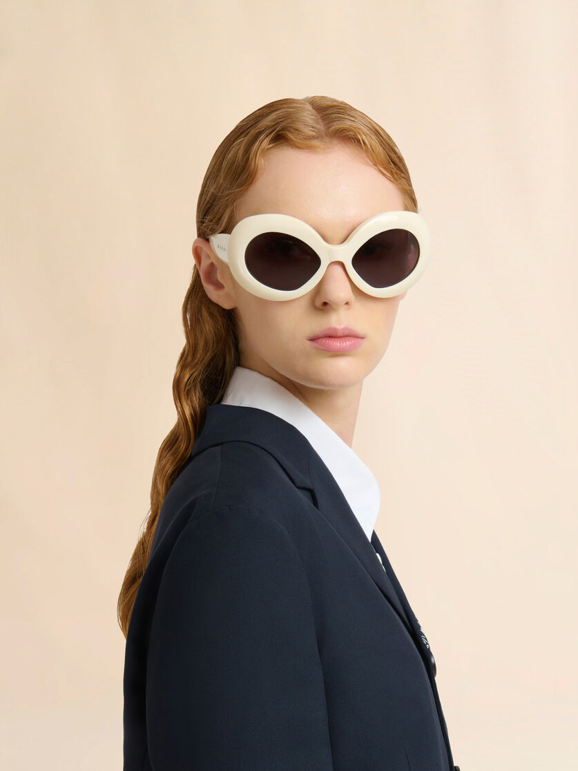 CREAM LAKE OF FIRE SUNGLASSES - 2