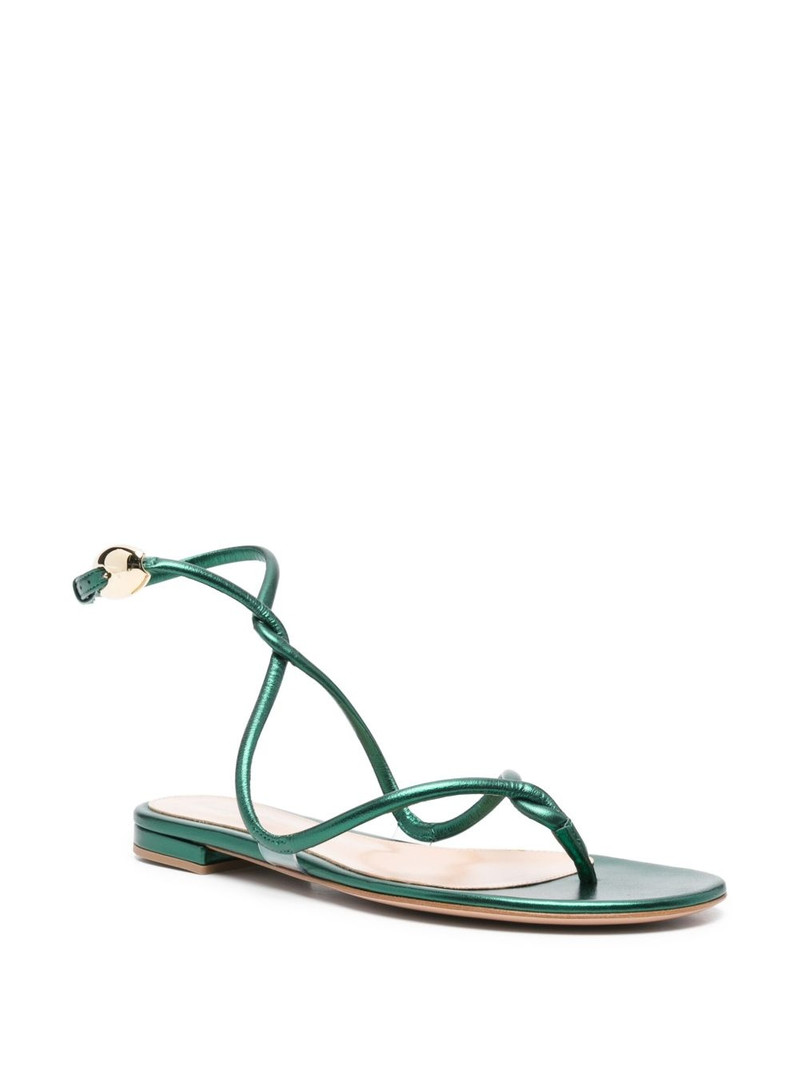 Gianvito Rossi Black Mamba flat sandals outlook
