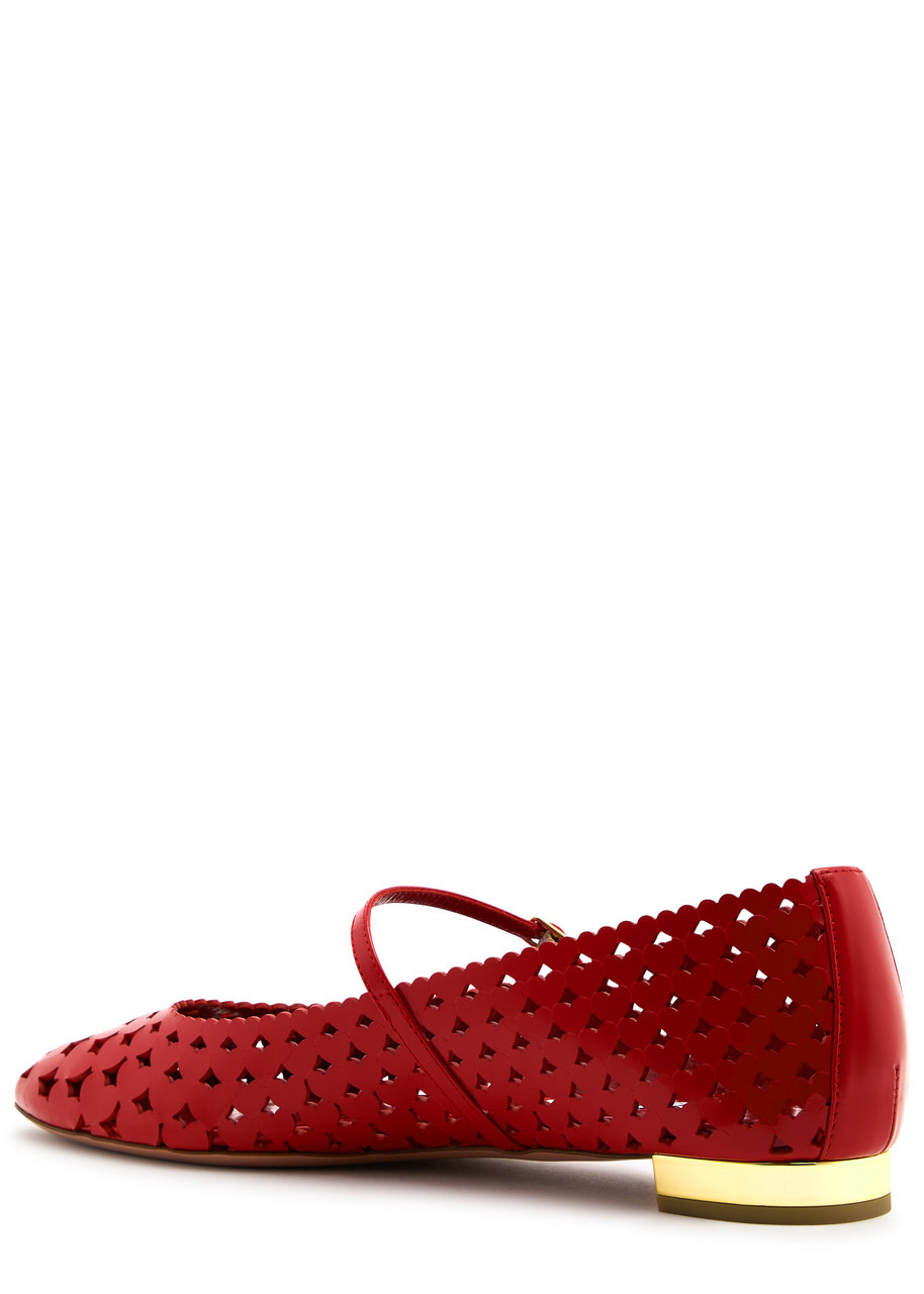 Aquazzura Amourose Patent Leather Flats - 2