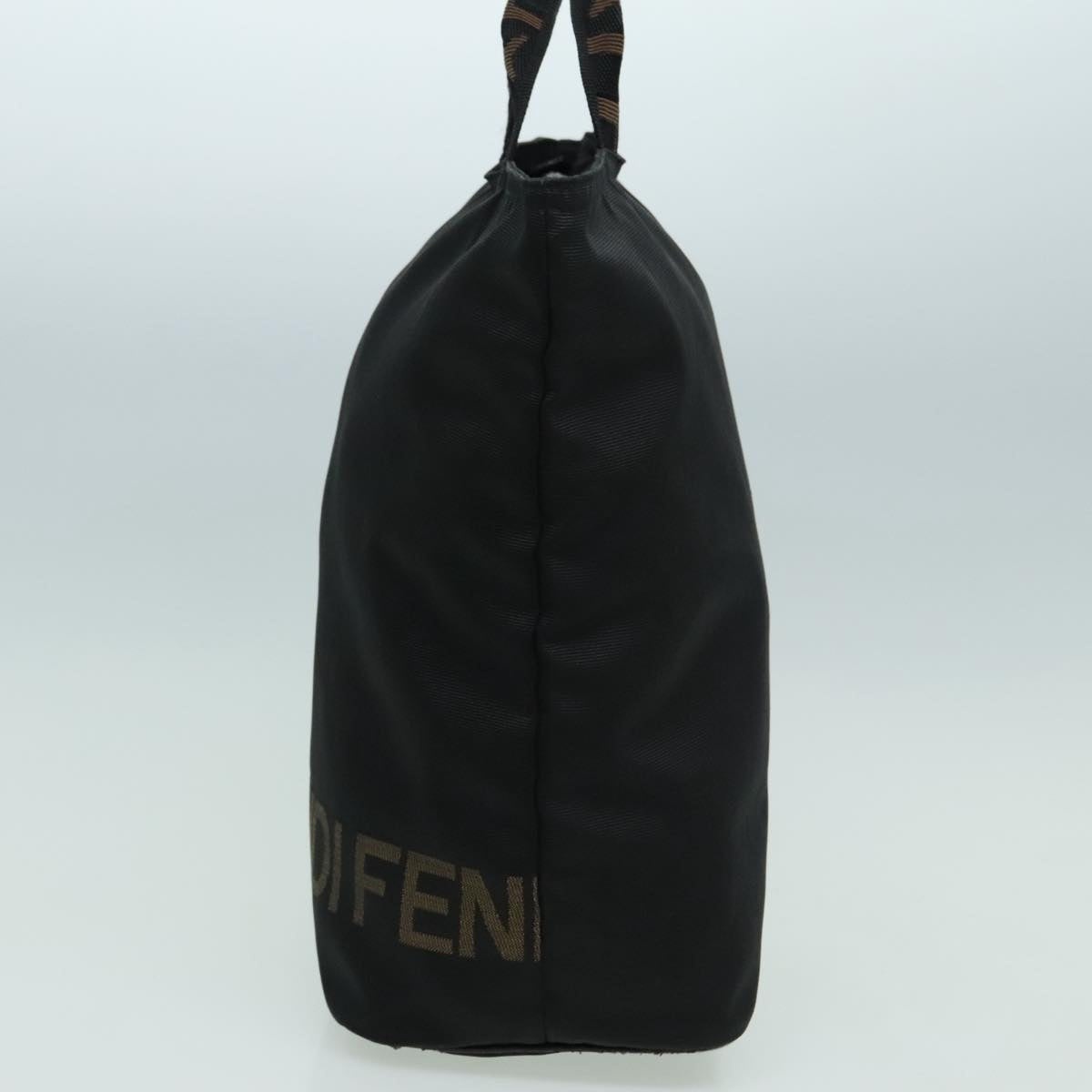 FENDI Hand Bag Nylon Black - 3