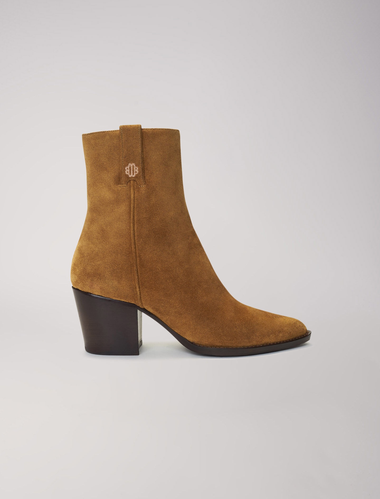 Cowboy boots in camel suede leather - 11