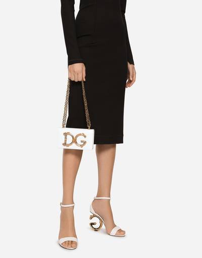 Dolce & Gabbana DG Girls phone bag in smooth calfskin outlook