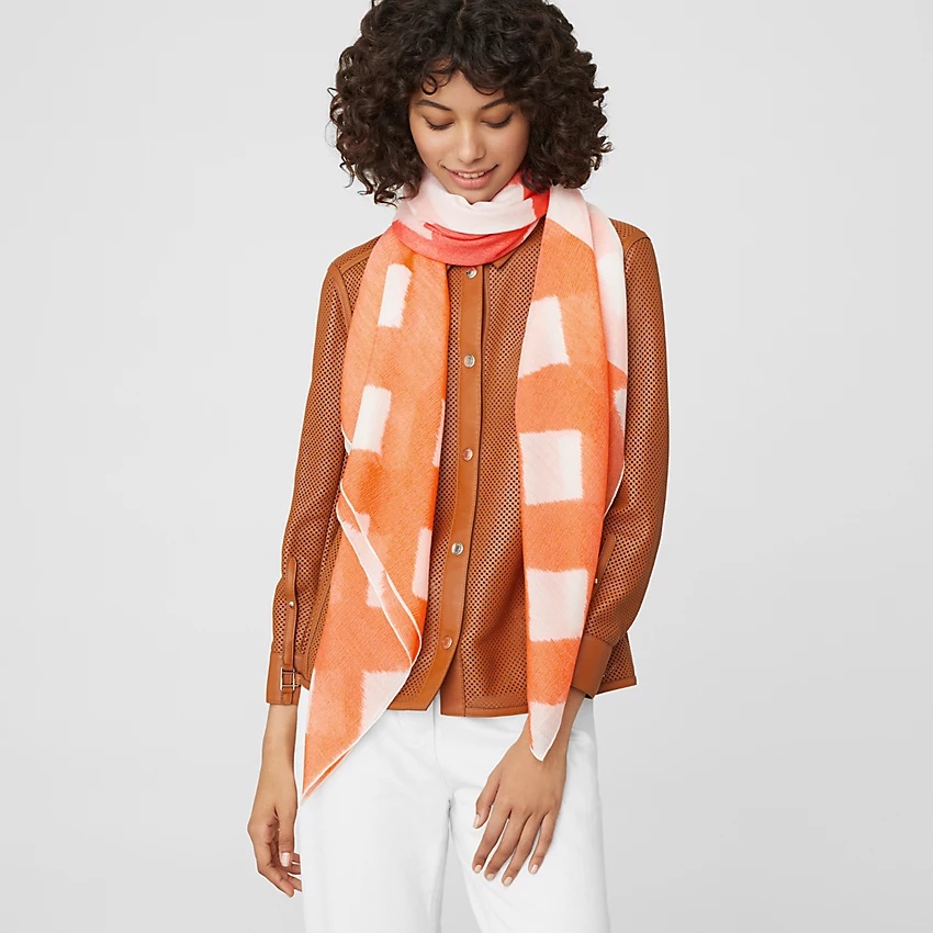Ikat H Net scarf 140 - 3